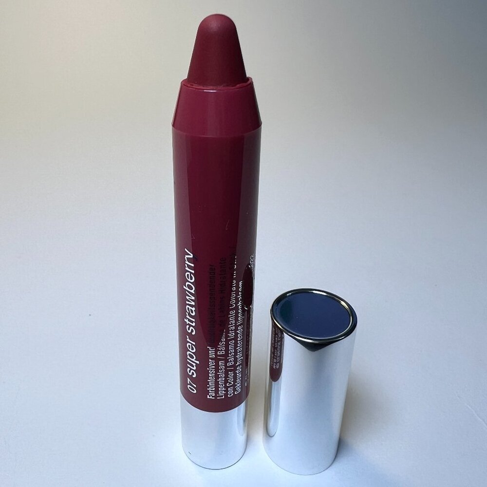 Clinique Chubby Stick Moisturizing Lip Color Balm 07 Super Strawberry Full Size